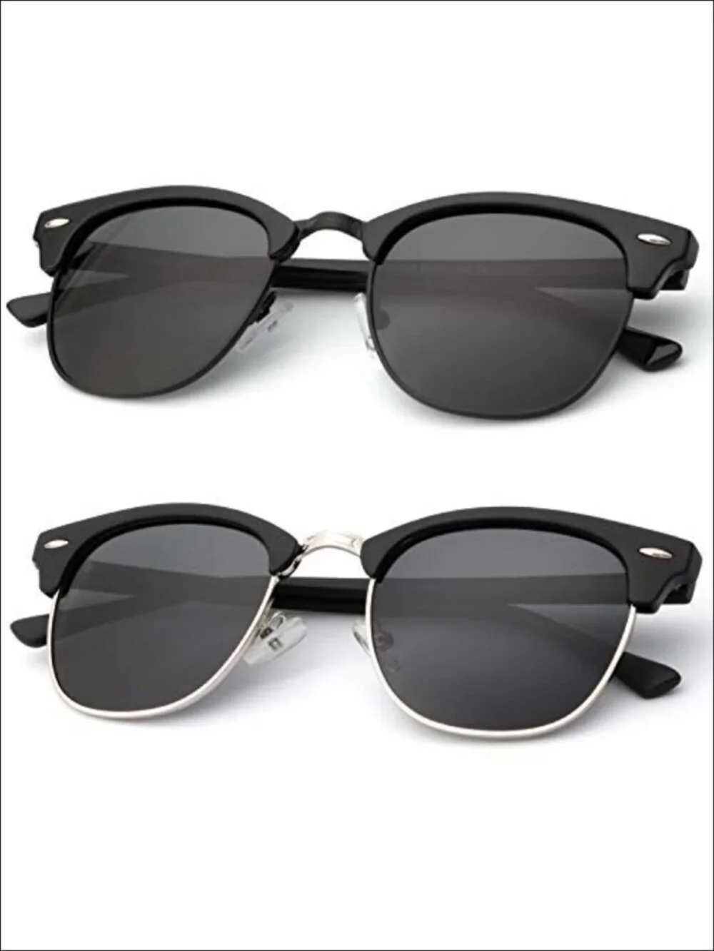 Polarized Sunglasses Semi-Rimless Frame UV Blocking Driving
